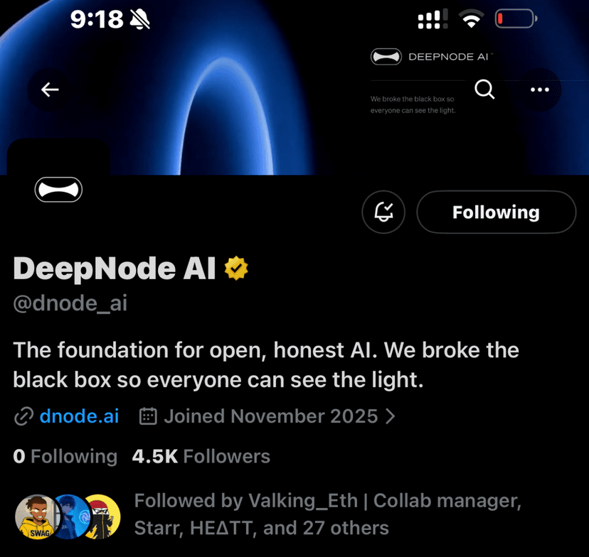 DeepNode AI before